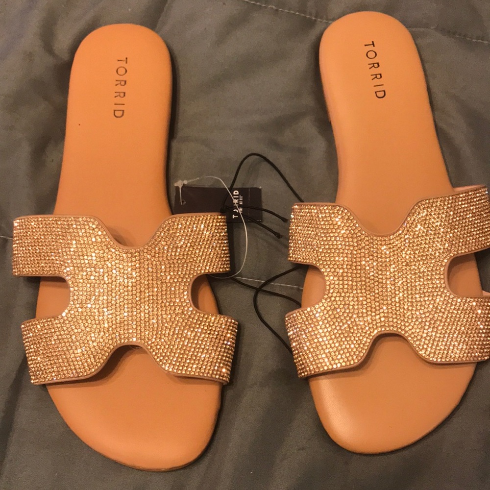 Bling flip flops